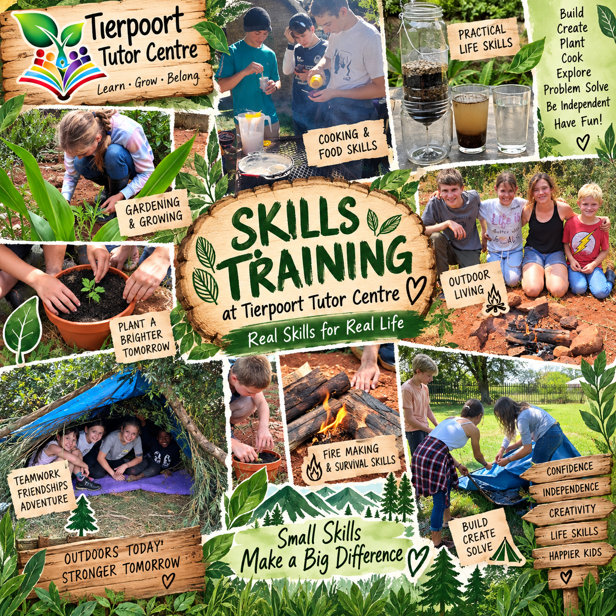 Practical skills training at Tierpoort Tutor Centre